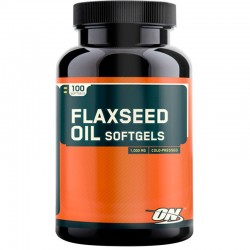 Flaxseed Oil (Aceite de Lino) 100 Caps - Optimun Nutrition